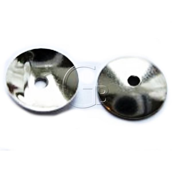 Kaplík bižutérny hladký Platina 4x1 mm