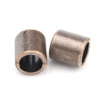 Korálky kovové STAROME 9 x 7 mm (otvor 6 mm)