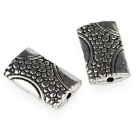 Kovové korálky 15x10 mm (otvor 1,5 mm)