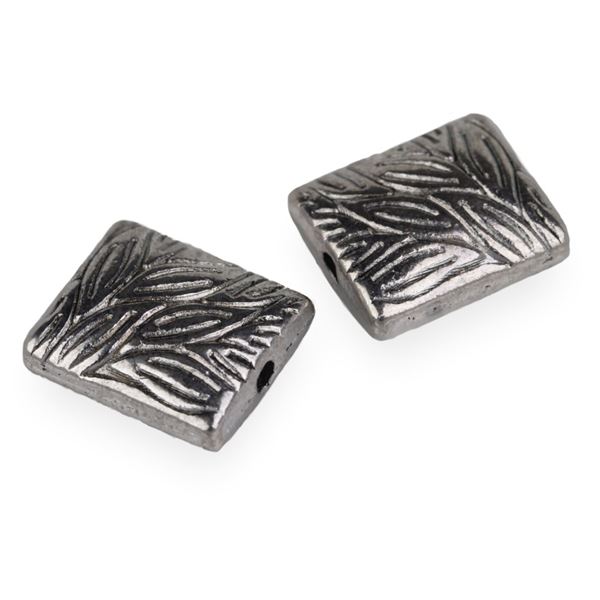 Kovov korlky 10x10x4 mm (otvor 1,5 mm)