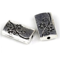 Kovové korálky 13x8x3,5 mm (otvor 1,2 mm)