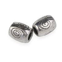 Kovové korálky 7x6 mm (otvor 3 mm)