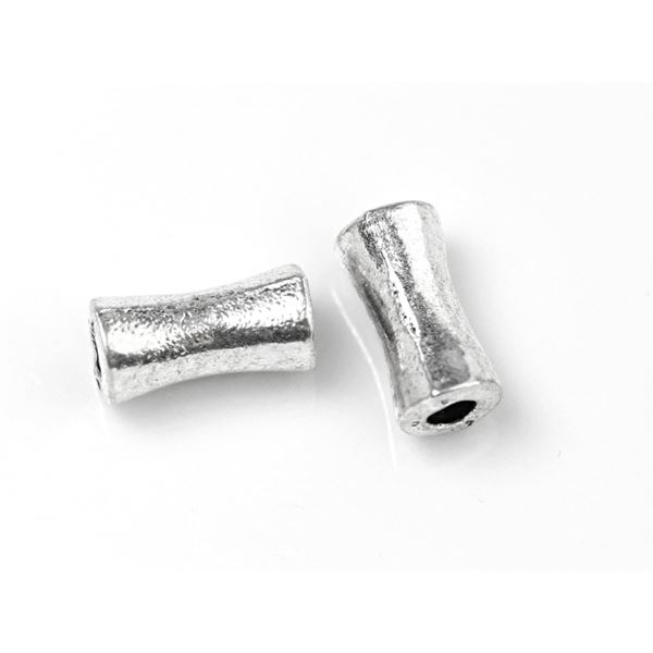 Kovov korlky 12 x 6 mm (otvor 3 mm)
