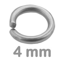 Krúok spojovací jednoduchý 4 mm Platina