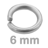 Krouek spojovací jednoduchý 6 mm Platina