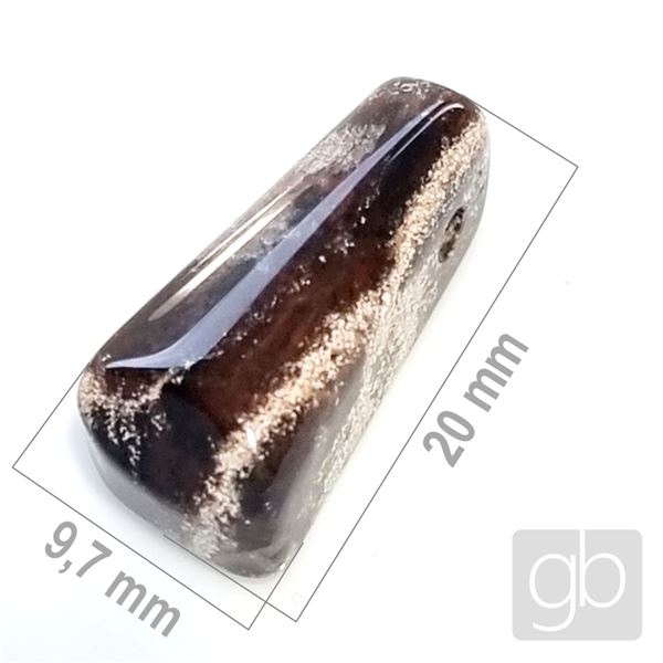 Jaspis brekciov - vtan 20 x 9,7 mm MI009