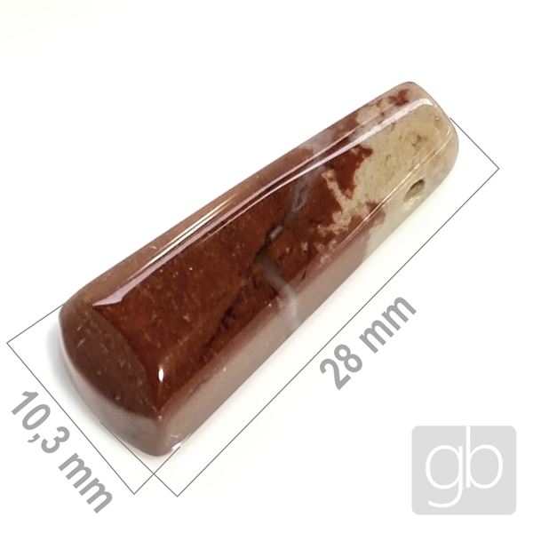 Jaspis brekciov - vtan 28 x 10,3 mm MI010