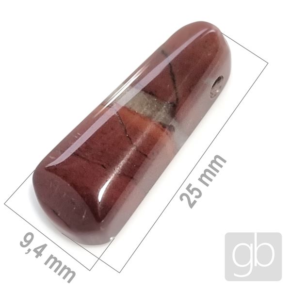 Jaspis brekciov - vtan 25 x 9,4 mm MI011