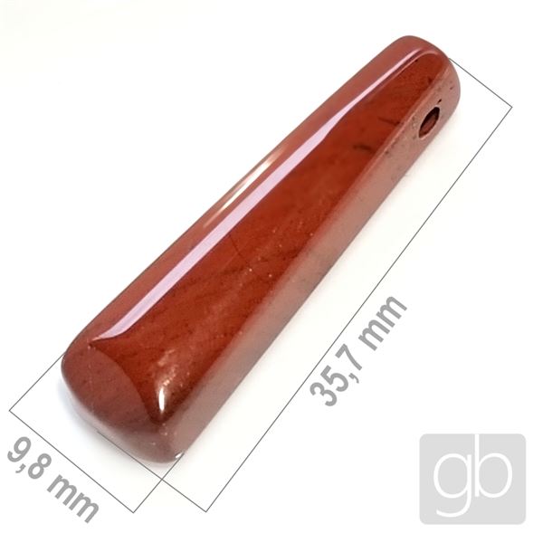 Jaspis brekciov - vtan 35,7 x 9,8 mm MI014