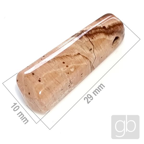 Jaspis brekciov - vtan 29 x 10 mm MI019