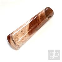 Jaspis brekciový - vtaný 35,8 x 10,3 mm MI020