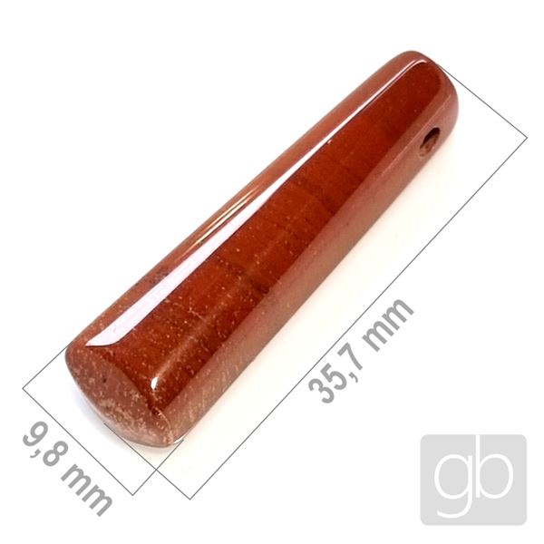 Jaspis brekciov - vtan 35,7 x 9,8 mm MI034