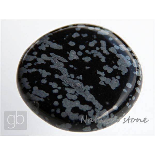 Obsidian oblkov placka (37,9x36,4x10,2 mm)