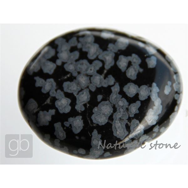 Obsidian oblkov placka (38,9x35,7x11,5 mm)