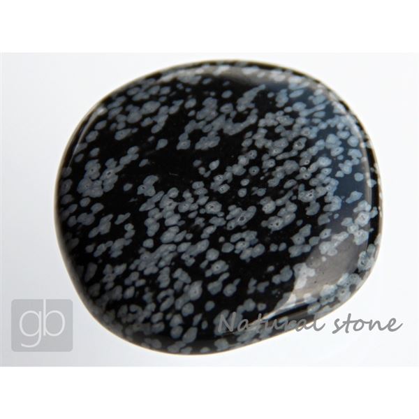 Obsidian oblkov placka (38,1x37,1x10,1 mm)
