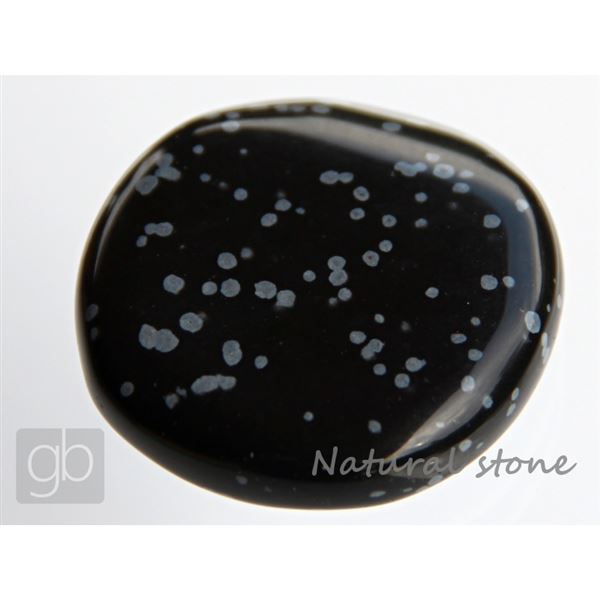 Obsidian oblkov placka (37,2x35,5x8,9 mm)