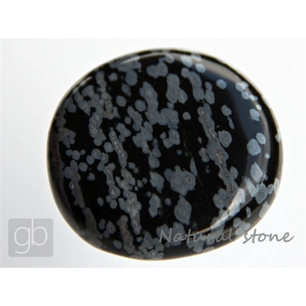 Obsidian oblkov placka (37,7x37,3x11,2 mm)