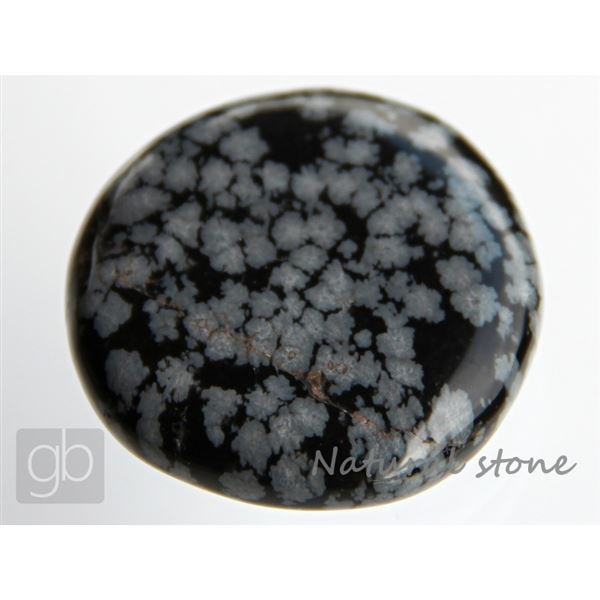 Obsidian oblkov placka (39,7x39x9,5 mm)
