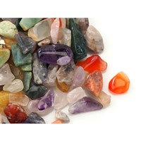 Zlomky nevrtané 20 g drahý kame Mix