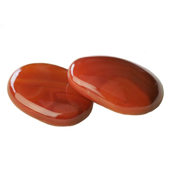 Karneol Placka 4x3x0,7 cm drah kame