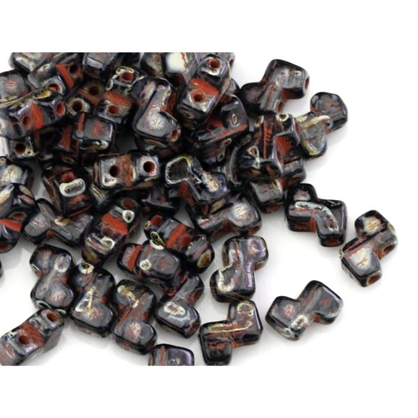 ZET BEADS dvojdierkov korlky 5x6 mm (23980/86805)