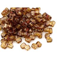 ZET BEADS dvojdierkové korálky 5x6 mm (70110/86800)