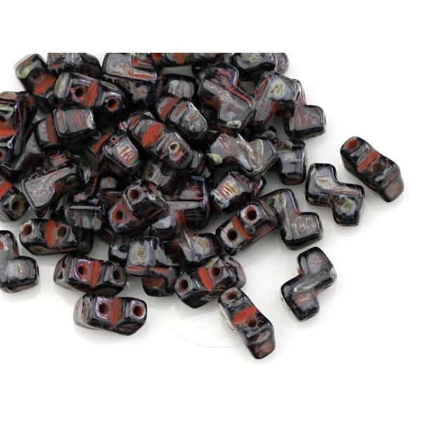 ZET BEADS dvojdierkov korlky 5x6 mm (23980/86800)