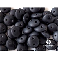 oovka EXCLUSIVE dvojdierkové 6 mm 40 ks (M23980) ierna