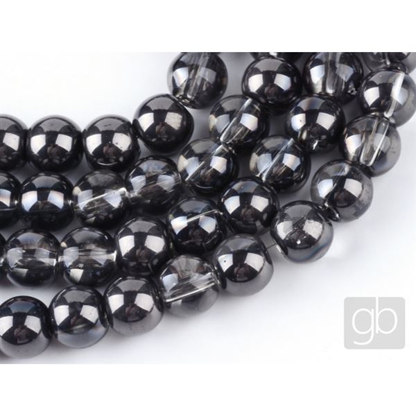 Stláčané korálky gulička 4 mm Šedá MP00960