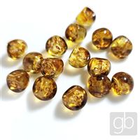 Stláané perly Hubiky Hnedá 8,5 mm 15ks MPOST002