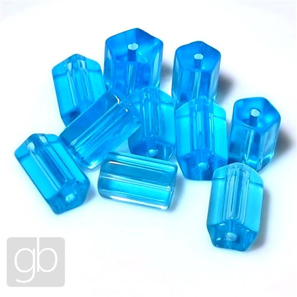 Stlan perly Valek Modr MIX 6-8 x 10 mm