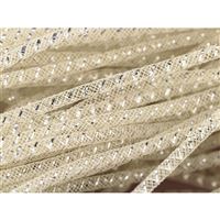 Pruná návleková sieka MESH TUBING 4 mm Béová K1418