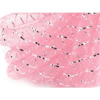 Pruná návleková sieka MESH TUBING 8 mm Ruová K2433