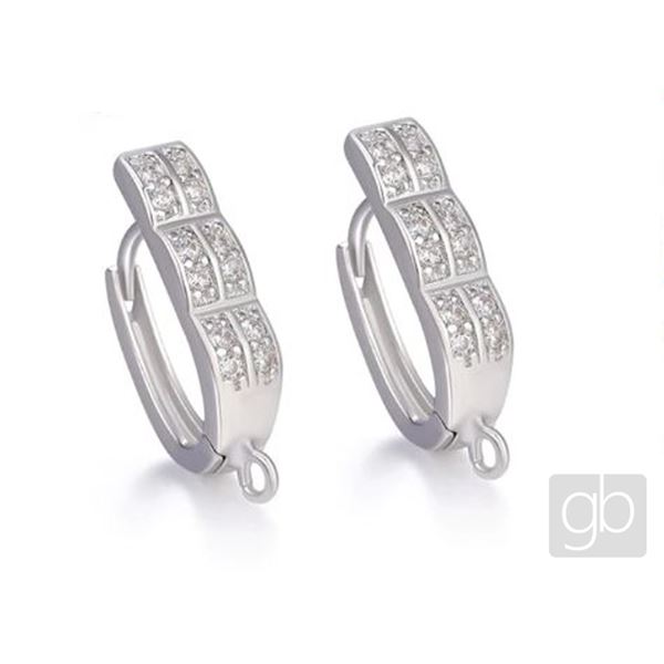 Nunicov zapnanie se zirkony uzaven 18 x 11 mm