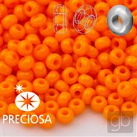 Preciosa rokajl CHARLOTTE 11/0 2,1 mm 20 g Oranová 93140