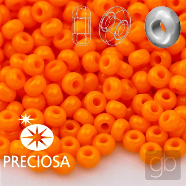 Preciosa rokajl CHARLOTTE 11/0 2,1 mm 20 g Oranov 93140