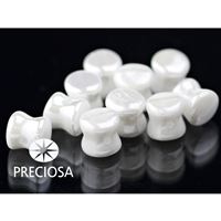 Preciosa korálky PELLET 24 ks Biela (02020 21402) PEL043