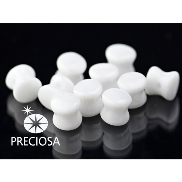 Preciosa korlky PELLET 24 ks Biela (03000) PEL069