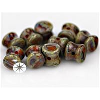 Preciosa korálky PELLET 24 ks Oranová+zel (93120 86805) PEL108