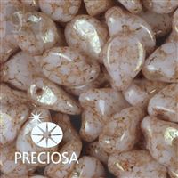 Preciosa PIP korálky 5 x 7 mm 25 ks Ruová 02010-15495
