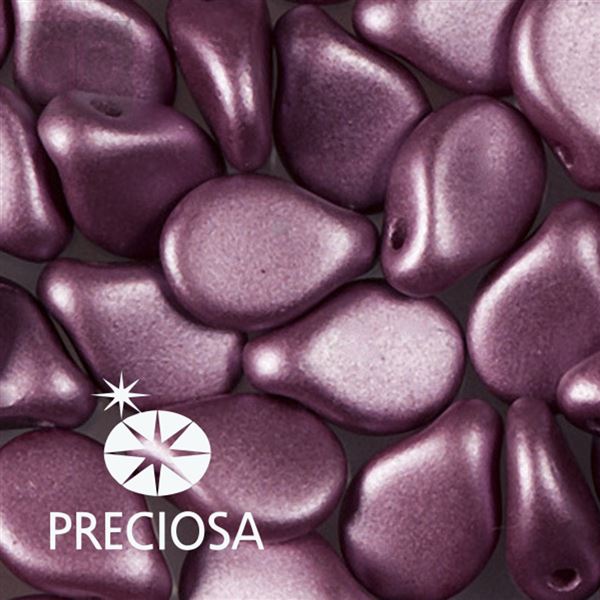 Preciosa PIP korlky 5 x 7 mm 25 ks Fialov 02010 25031