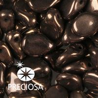 Preciosa PIP korálky 5 x 7 mm 25 ks Hnedá 23980-15726