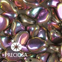 Preciosa PIP korálky 5 x 7 mm 25 ks Iris 23980-29443