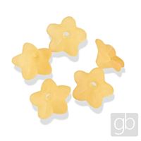 Korálky Plast Zvonek 9,5 x 4,3 mm ltá tmavá