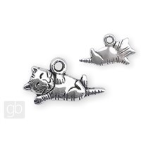 Prívesok Maka 20 x 10 mm Platina