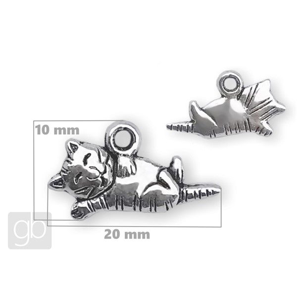 Prvesok Maka 20 x 10 mm Platina