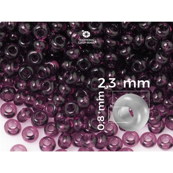 Preciosa rokajl 10/0 2,3 mm Fialov (PRE10238) 20 g