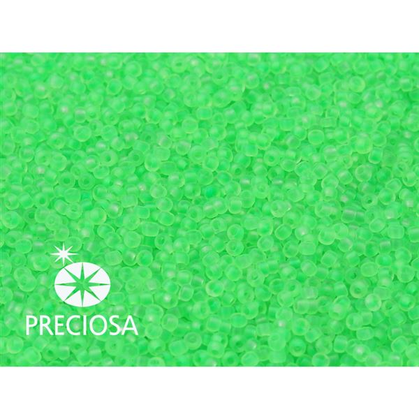 Preciosa rokajl 11/0 2,1 mm Zelen NEON (PRE11239) 50 g