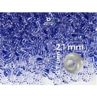 Preciosa rokajl 11/0 2,1 mm Pruhovaný (PRE11284) 20 g