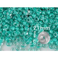Preciosa rokajl 11/0 2,1 mm Zelená (PRE11307) 50 g